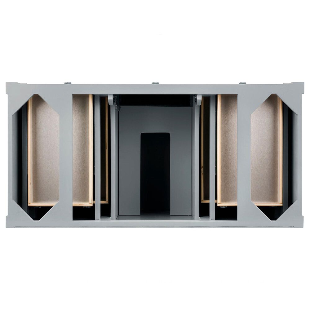 James Martin Vanities Brittany 48" Single Bathroom Vanity in Urban Gray with 3 cm Eternal Jasmine Pearl Silestone Top, Rectangular Sink and FreePower Wireless Charger, , large