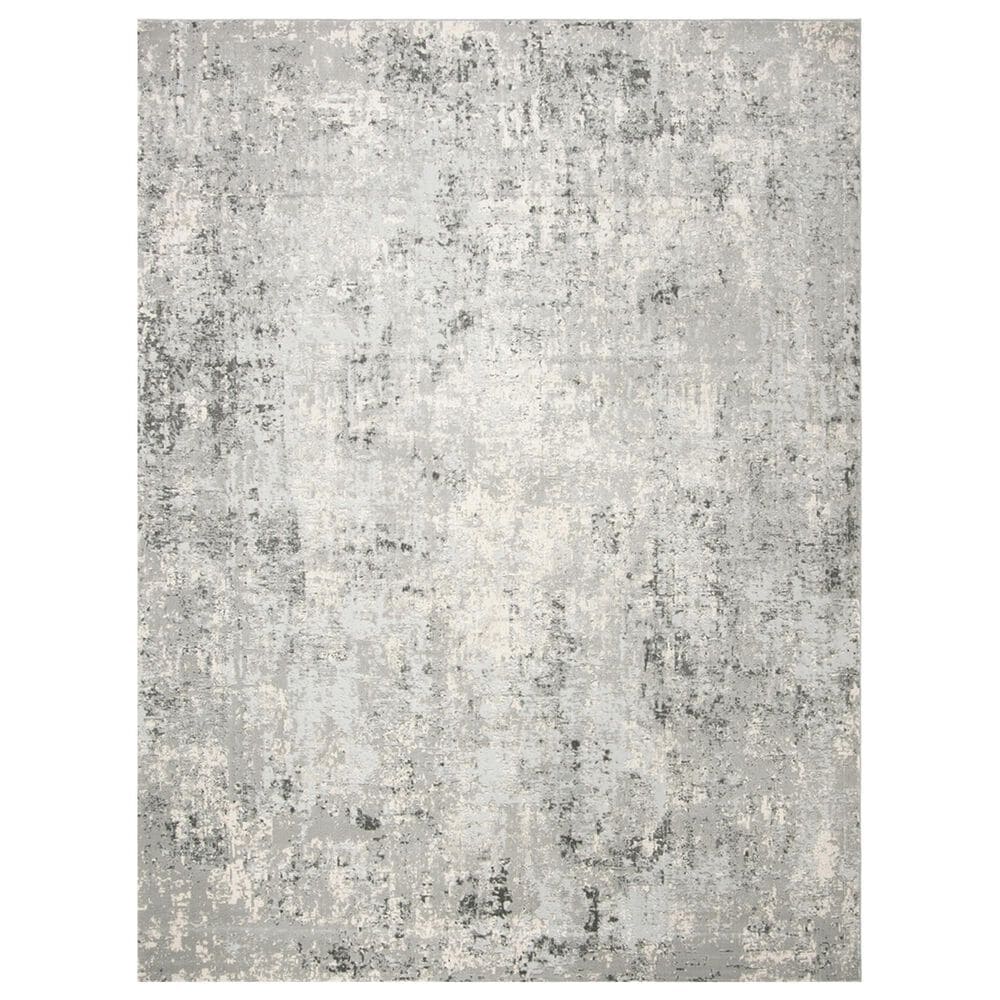 Safavieh Invista INV413G 9" x 12" Grey and Ivory Area Rug, , large