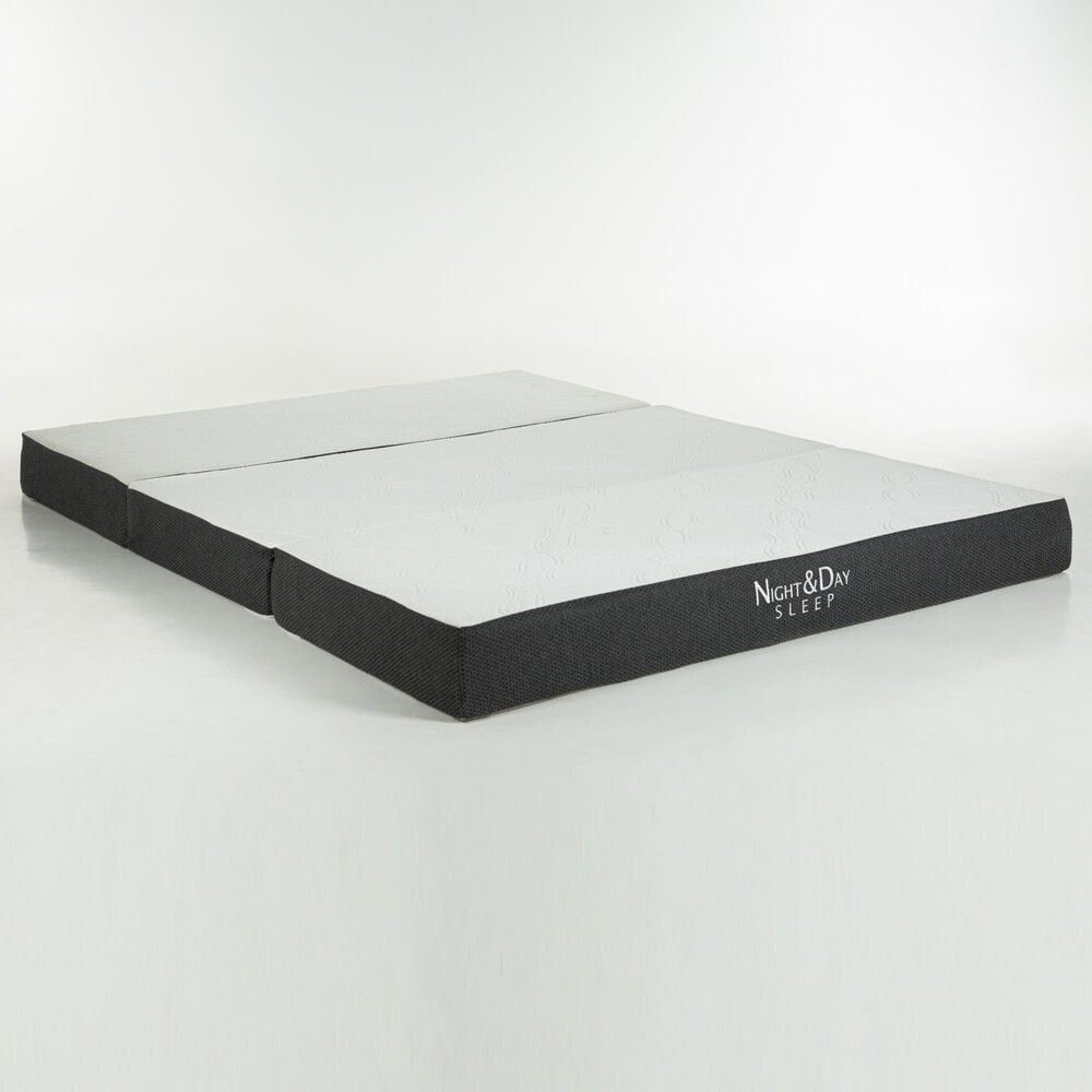 New Day Furniture Louvre Queen Murphy Cabinet Bed with Mattress in Normandy, , large