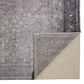 Feizy 3967F Sarrant Gray / Silver 12" x 15" Area Rug, , large