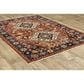 Oriental Weavers Lilihan Medallion 2061V 2"6" x 12" Red and Blue Runner, , large