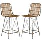 Safavieh Minerva Wicker Counter Stool in Natural Brown Wash (Set of 2), , large