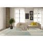 Nourison Harmony 9"9" x 13"9" Ivory and Aqua Area Rug, , large