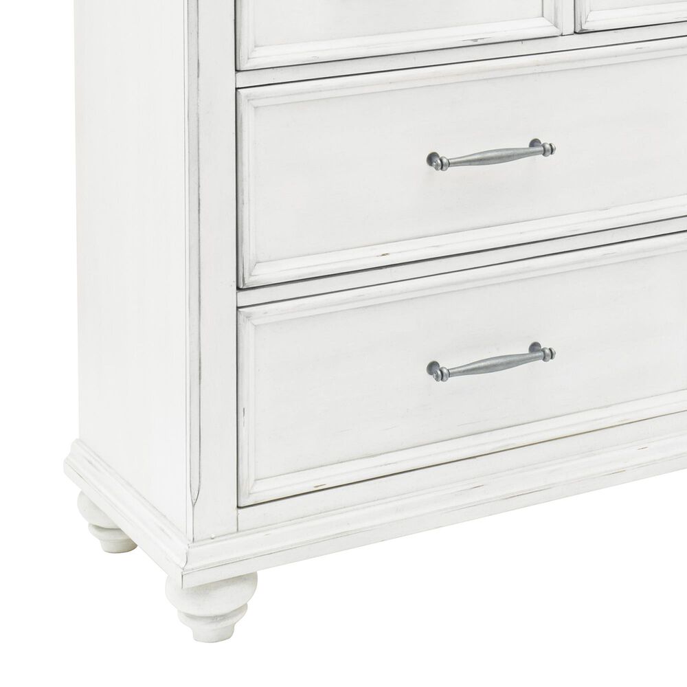 Ashley Kanwyn 4-Piece Cal King Upholstered Bed Set in Whitewash, , large