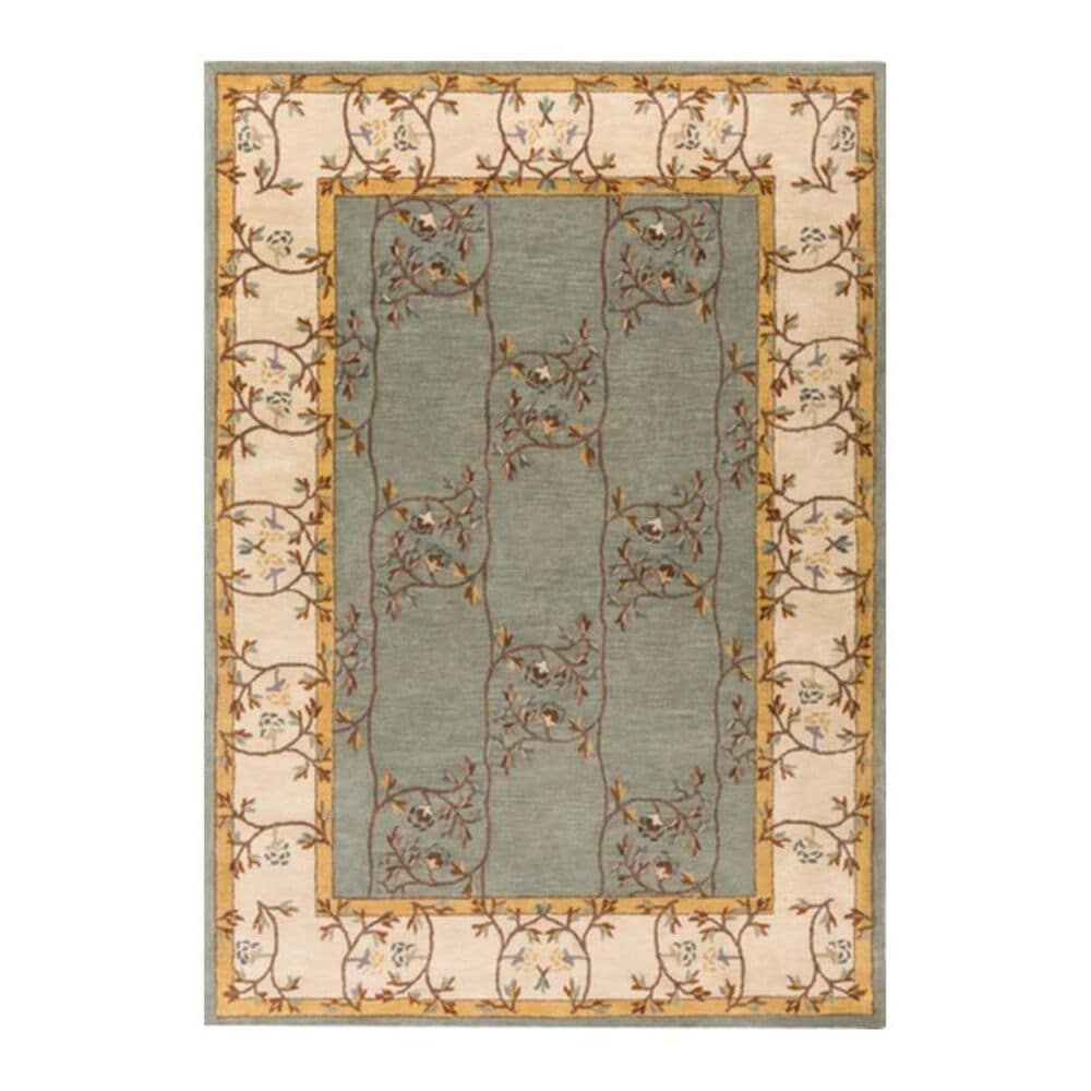 Surya Caesar CAE-1100 8" x 11" Sage, Beige and Orange Area Rug, , large