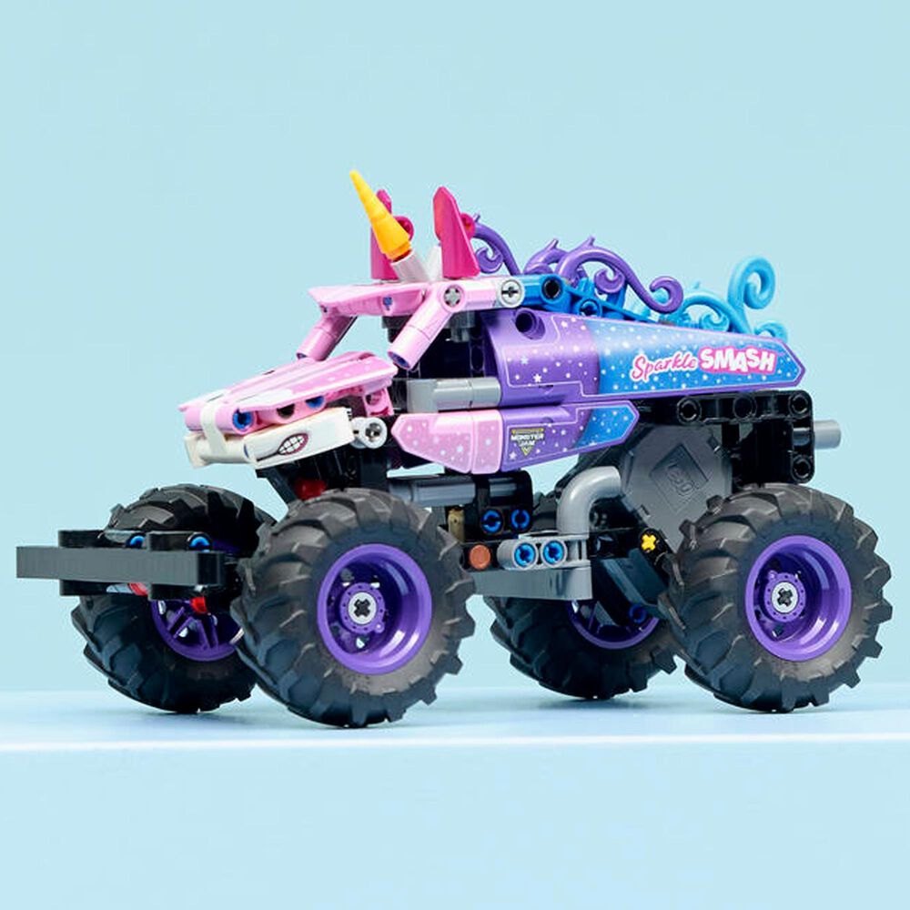 LEGO Technic Monster Jam Sparkle Smash Pull-Back Building Set, , large
