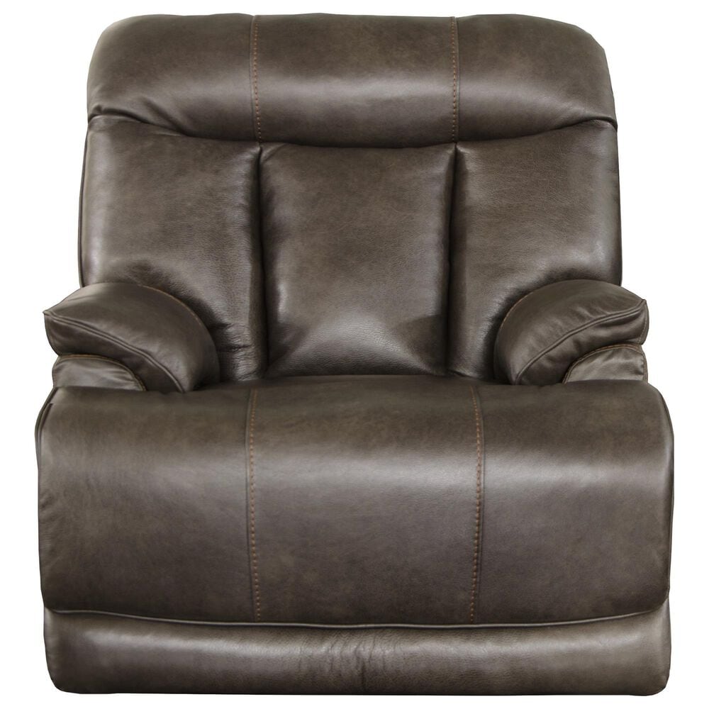 Catnapper Naples Headrest Lay Flat Power Recliner in Steel, , large
