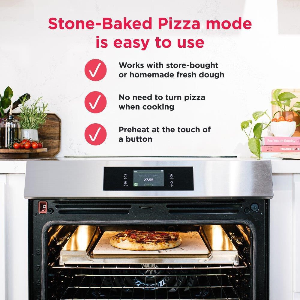 Frigidaire Gallery 30&quot; Freestanding Gas Convection Range with Stone-Baked Pizza in Stainless Steel, , large