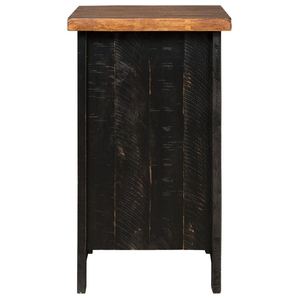 Ashley Valebeck Chair Side End Table in Black and Brown, , large