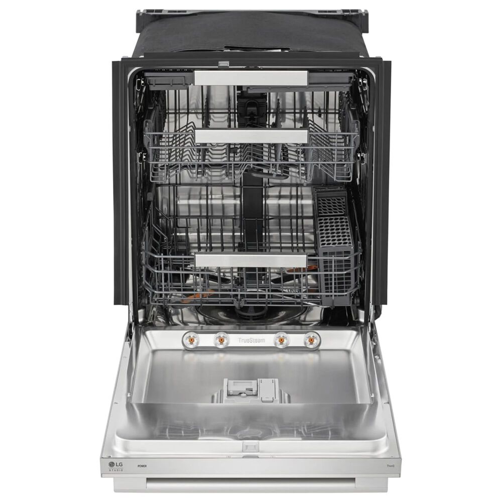 LG Studio 24&quot; Built-In Dishwasher with TrueSteam and Dynamic Heat Dry in Stainless Steel, , large