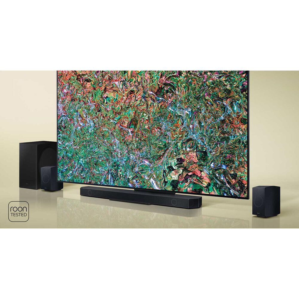 Samsung 55&quot; 4K QLED w/Soundbar Sys, , large