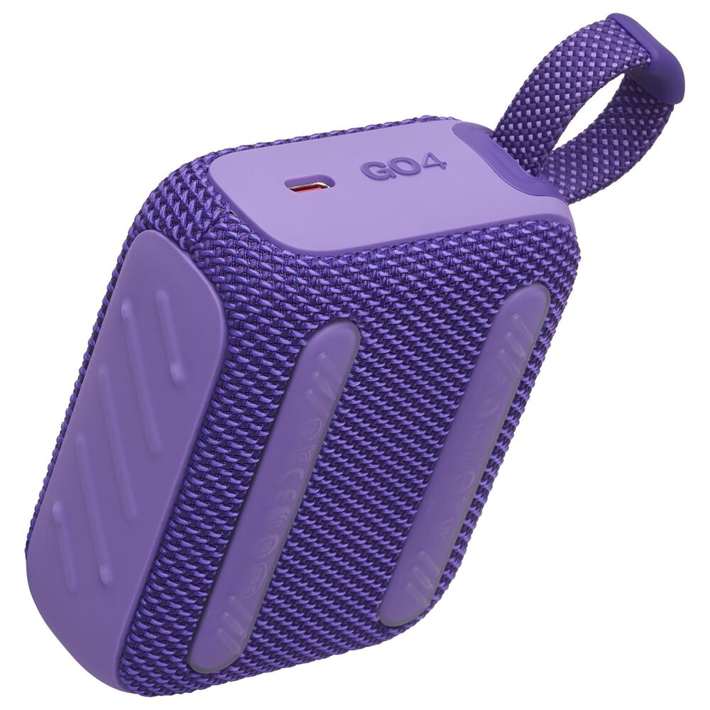 JBL Go 4 Portable Waterproof Bluetooth Speaker in Purple, , large