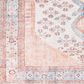 Surya Amelie 2"7" x 7"10" Blush, Ivory, Aqua, Peach, Camel and Charcoal Runner, , large