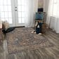 RIZZY Platinum PNM105 5" x 8" Charcoal Area Rug, , large