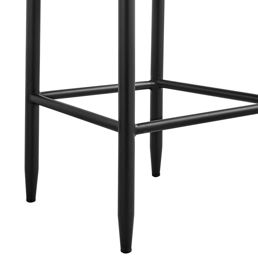 Armen Living Felicia Patio Bar Stool in Light Gray, , large