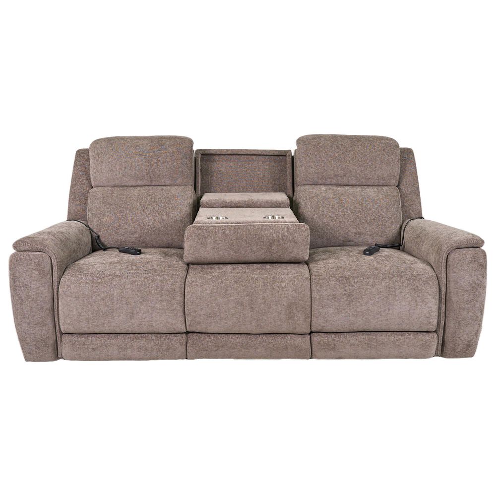 Synergy Home Furnishings Llc Power Reclining Sofa with Air Massage in Rex Bungee Cord, , large