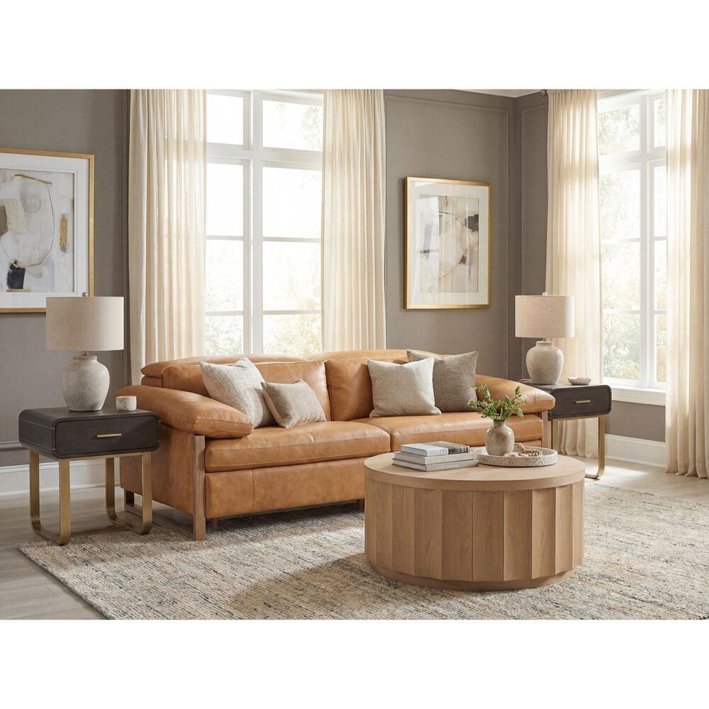 Hooker Furniture Jericho Power Reclining Sofa with Power Headrest in Dallas Toffee, , large