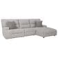 Ashley Acklen Place 3-Piece Power Right Facing Reclining Sectional with Chaise in Pewter, , large