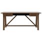 Wycliff Bay Calhoun 2-Piece Writing Desk and Bookcase Set in Whiskey Oak, , large