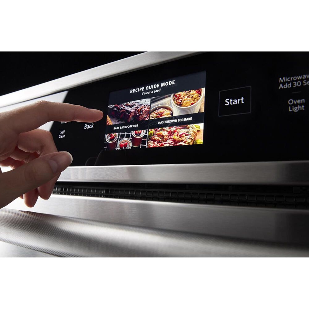 KitchenAid 30" Wall Oven with Microwave Combo Smart in Stainless Steel