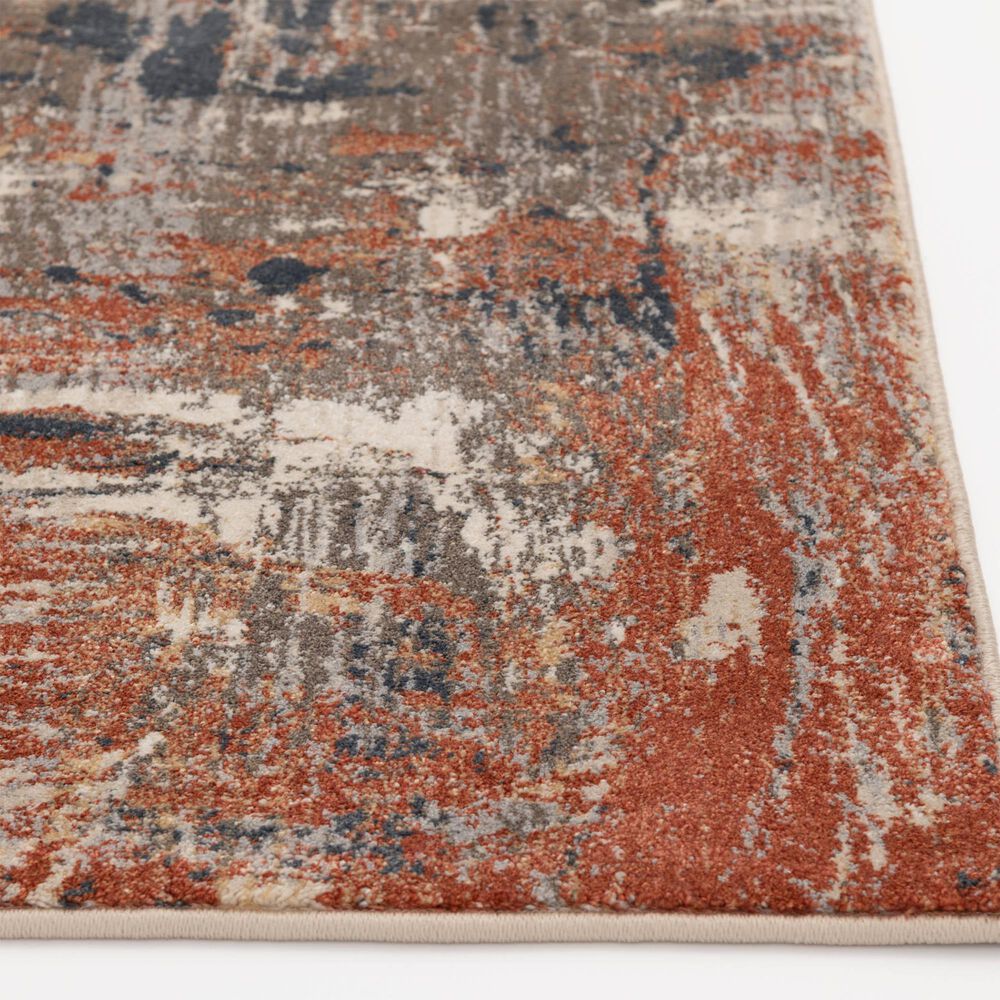 Central Oriental Montville Desmonia 7&#39;10&quot; x 9&#39;10&quot; Alabaster and Multicolor Area Rug, , large