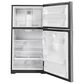 GE Appliances 21.9 Cu. Ft. Top-Freezer Refrigerator with ADA Compliant in Stainless Steel, , large