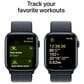 Apple Watch SE GPS + Cellular 44mm Midnight Aluminum Case with Ink Sport Loop, , large