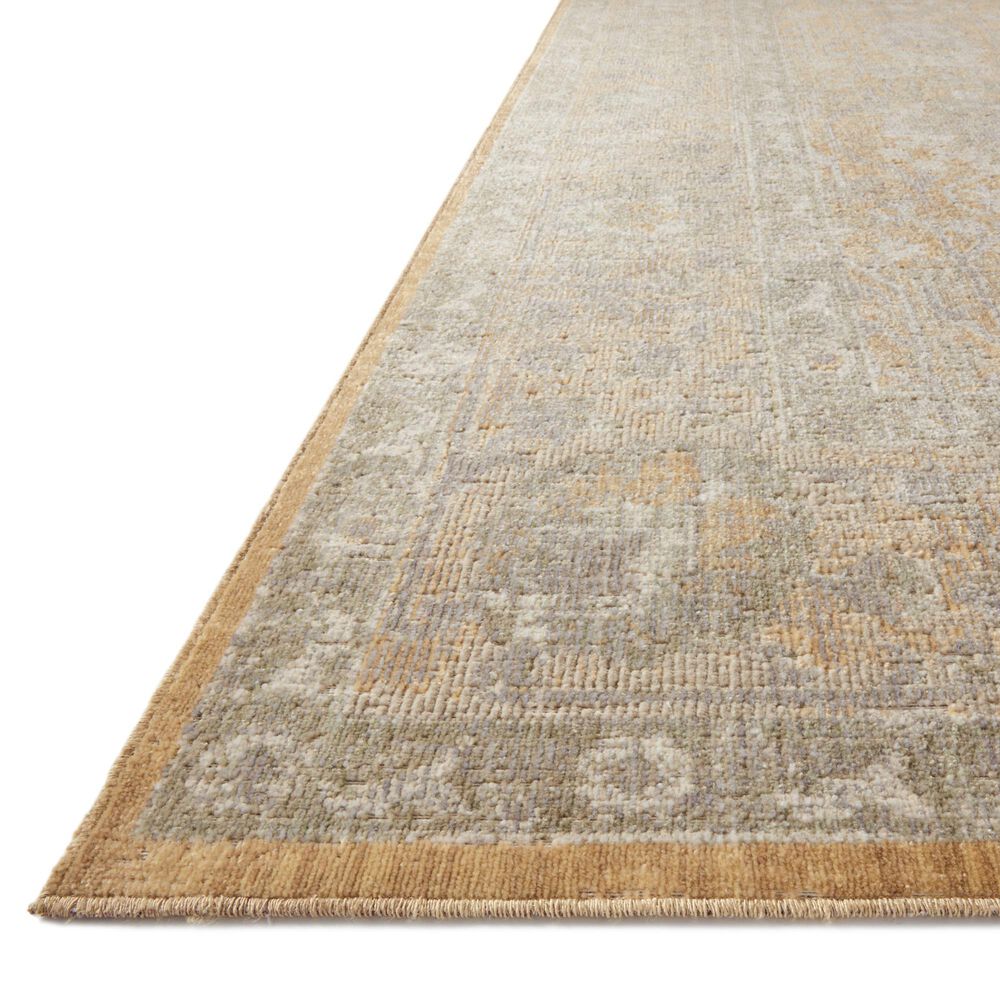Chris Loves Julia x Loloi Rosemarie 2&#39;7&quot; x 4&#39; Gold and Sand Area Rug, , large