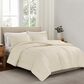 Pem America 3-Piece Solid Percale Full/Queen Comforter Set in Chalk, , large