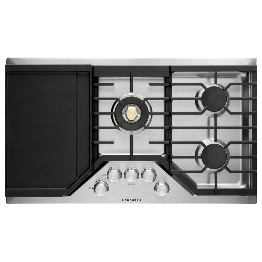 Monogram 4-Piece Kitchen Package with 30&quot; Wall Oven and 36&quot; Gas Cooktop in Stainless Steel, , large