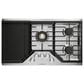 Monogram 4-Piece Kitchen Package with 30" Wall Oven and 36" Gas Cooktop in Stainless Steel, , large