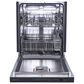 Frigidaire 24" Built-In Pocket Handle Dishwasher with Hybrid Tub in Stainless Steel, , large