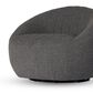 Four Hands Audie Swivel Chair in Knoll Charcoal, , large