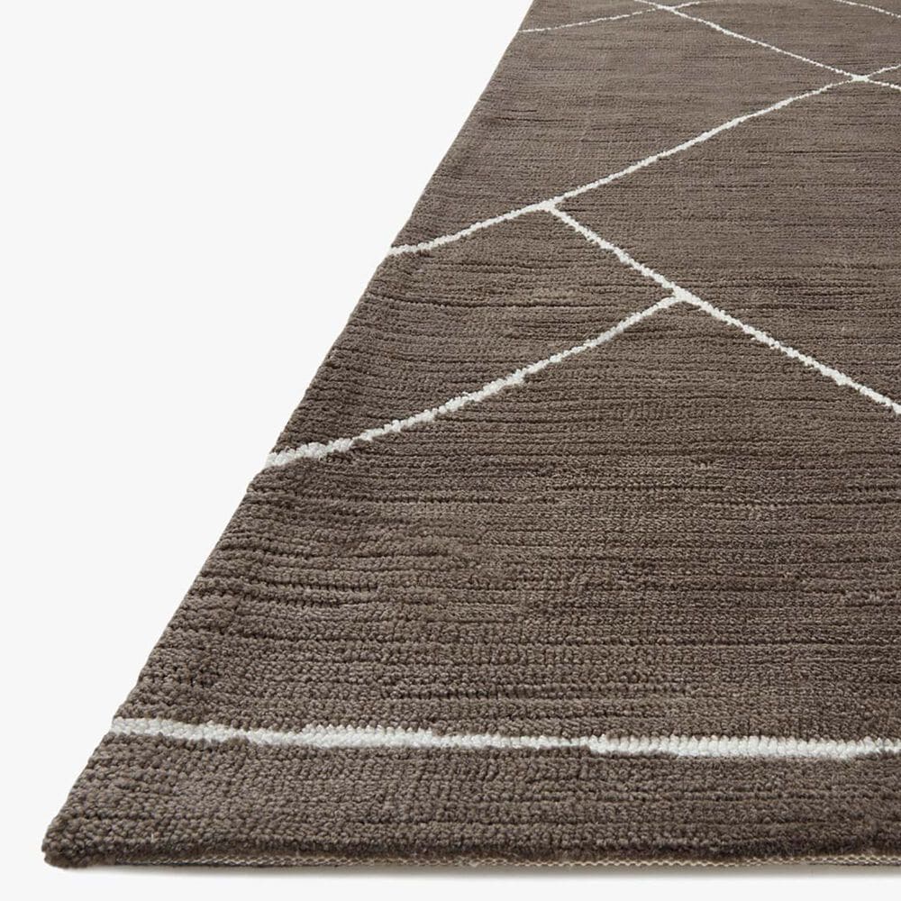 Magnolia Home Logan 7&#39;9&quot; x 9&#39;9&quot; Mocha and White Area Rug, , large