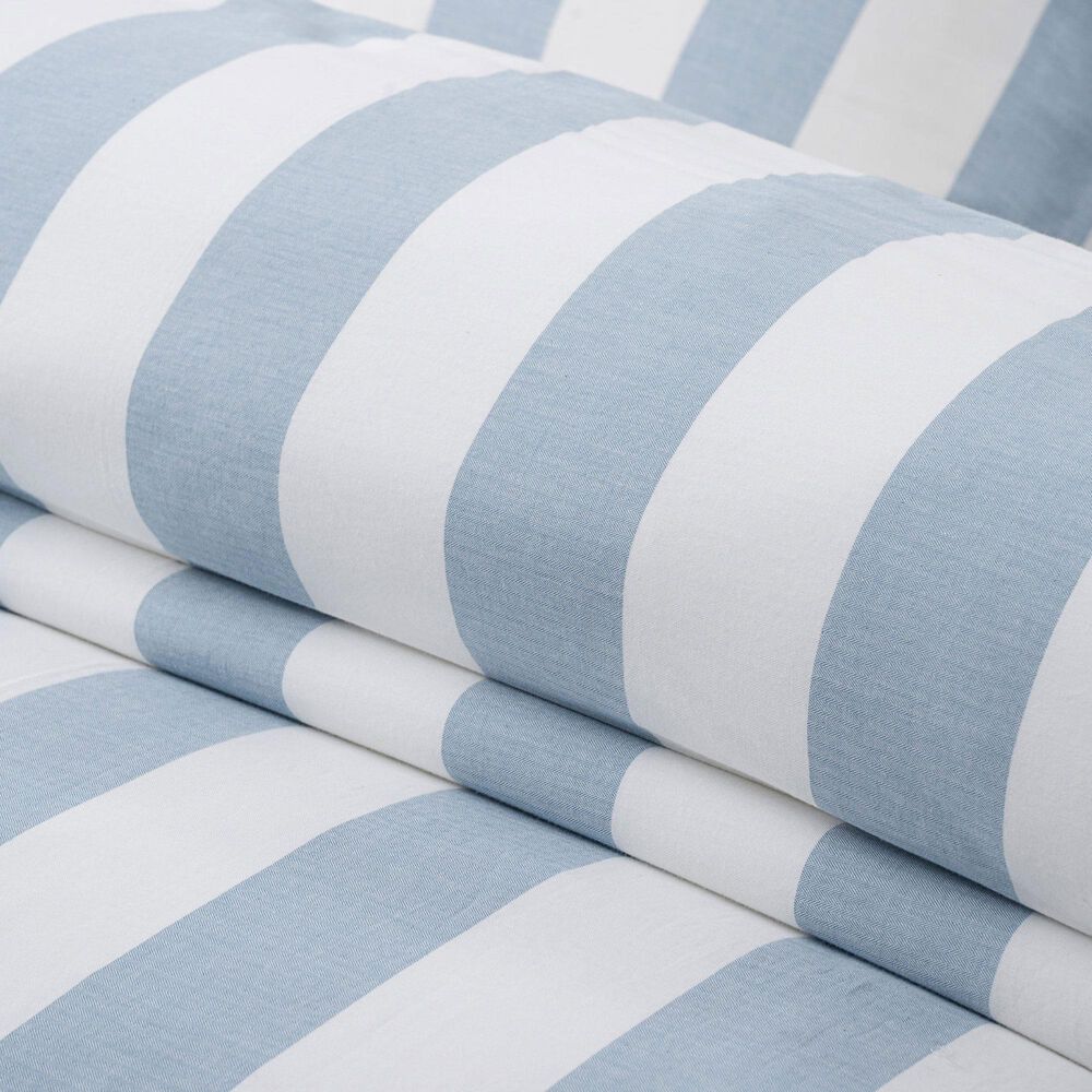 Levtex Cabana Woven 3-Piece Full/Queen Comforter Set in Coastal Blue and Crisp White, , large