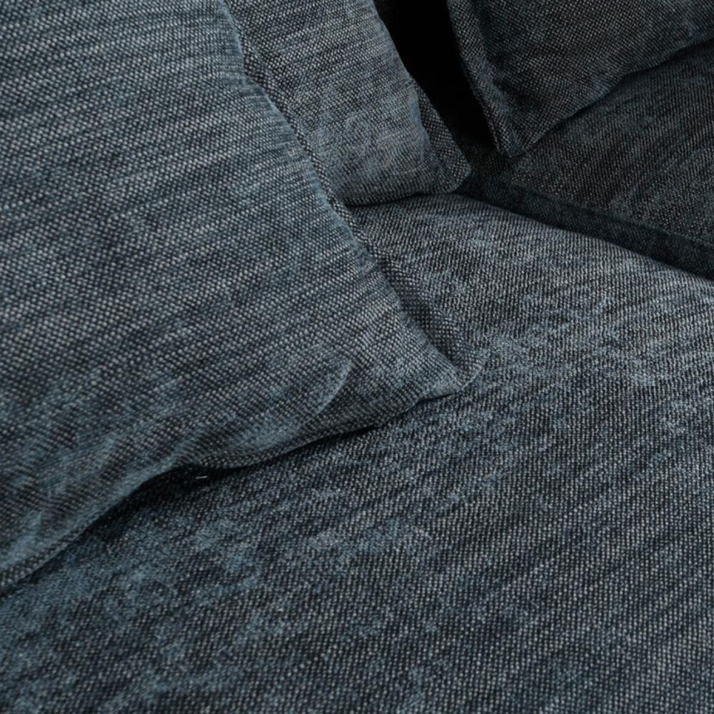Classic Home Modern Farmhouse Renfro Sofa in Navy and Reclaimed Pine, , large