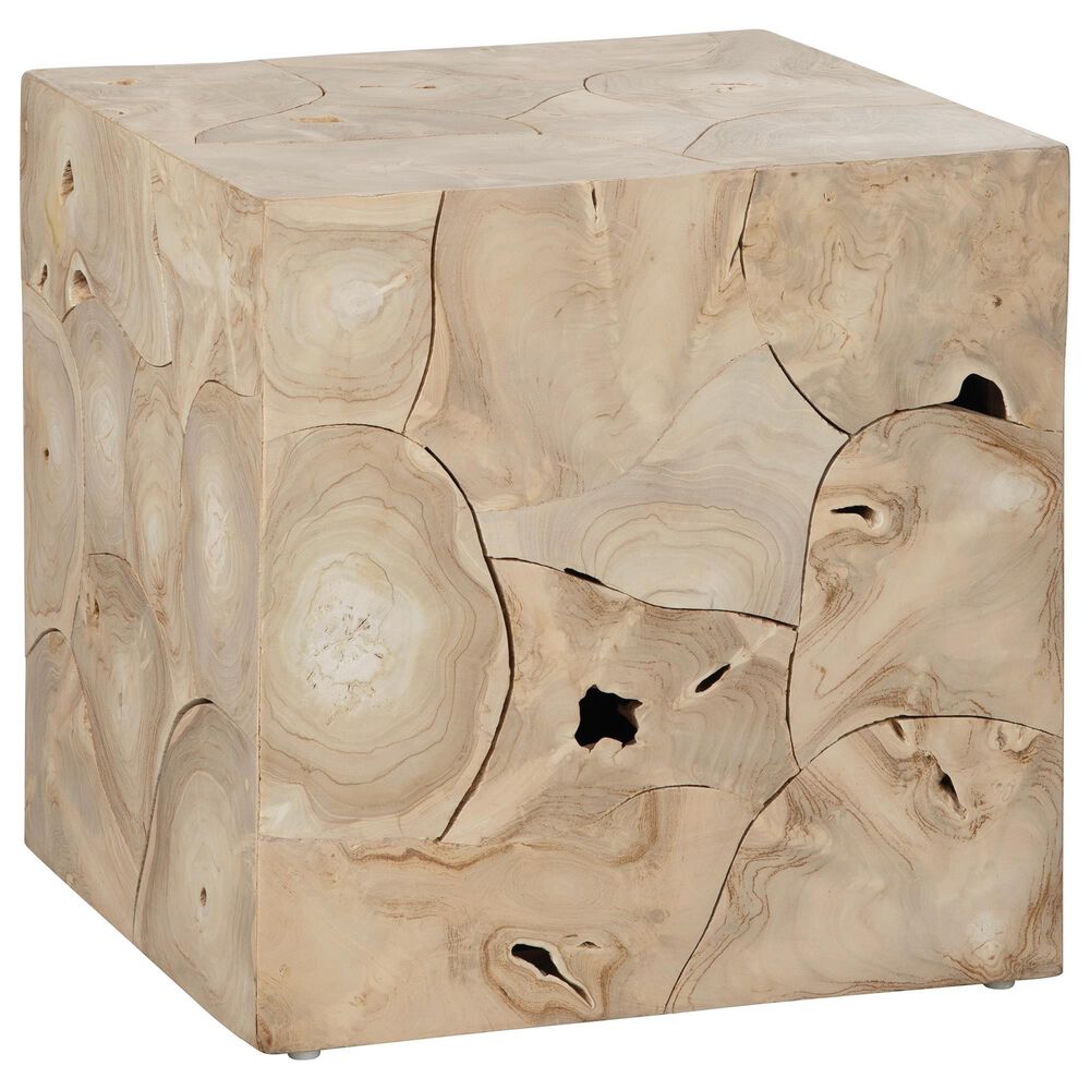 Crestview Collection Jackson End Table in Natural, , large