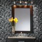 Shaw Molten Hexagon Obsidian 11.49" x 11.02" Glass Mosaic Sheet, , large