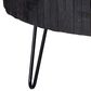 Crestview Collection Drummond Round Cocktail Table in Black, , large
