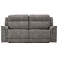 Ashley Next-Gen DuraPella Power Reclining Sofa with Power Headrest in Slate, , large