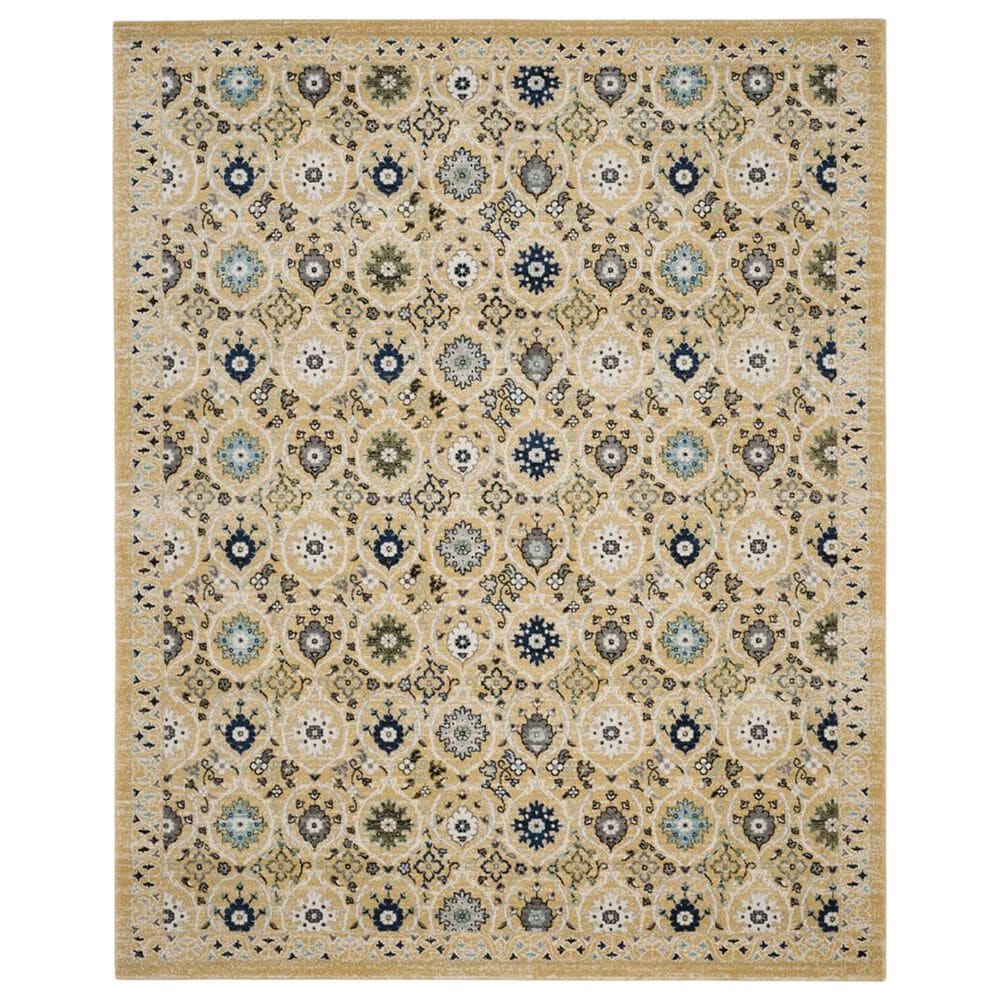 Safavieh Evoke EVK210B 10" x 14" Gold and Ivory Area Rug, , large