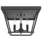 Hunter Laurel Ridge 4-Light Flush Mount in Natural Iron, , large