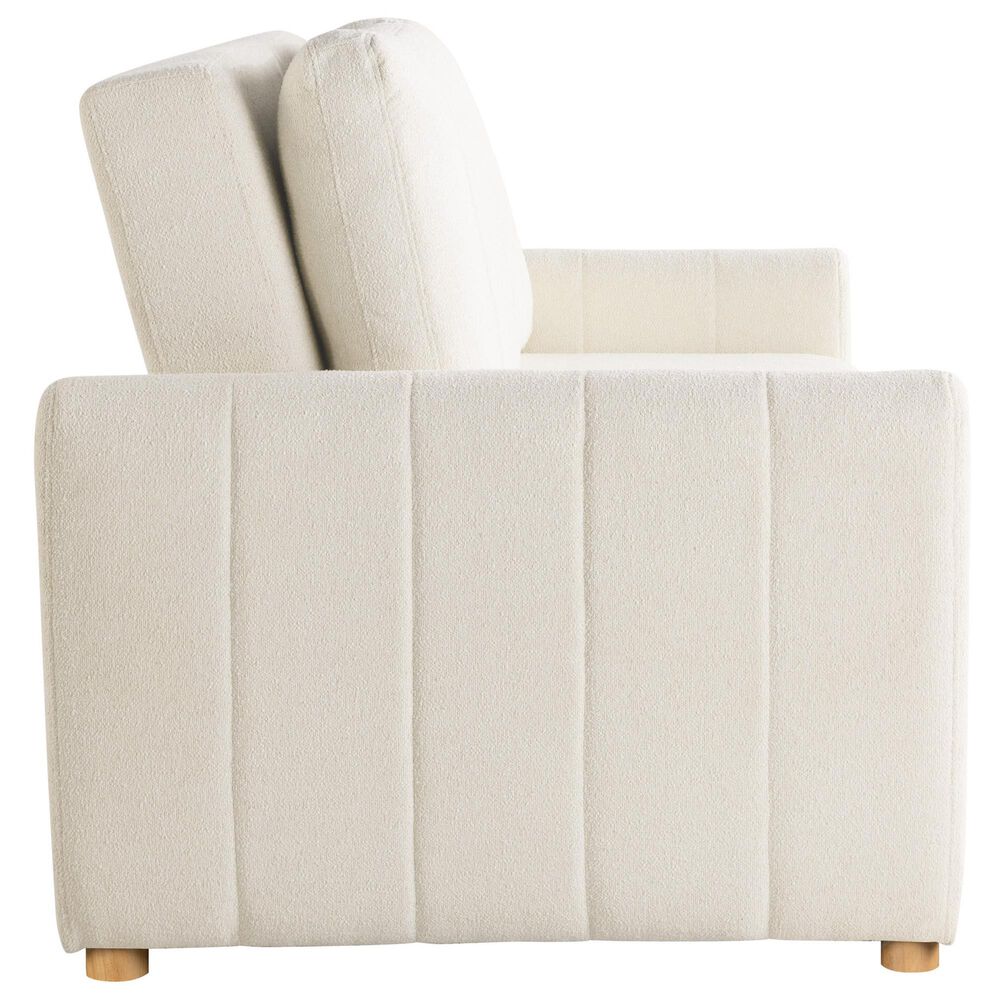 Lifestyle Solutions Galloway Convertible Loveseat in Ivory, , large
