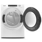 Whirlpool 7.4 Cu. Ft. Electric Dryer with Steam in White, , large