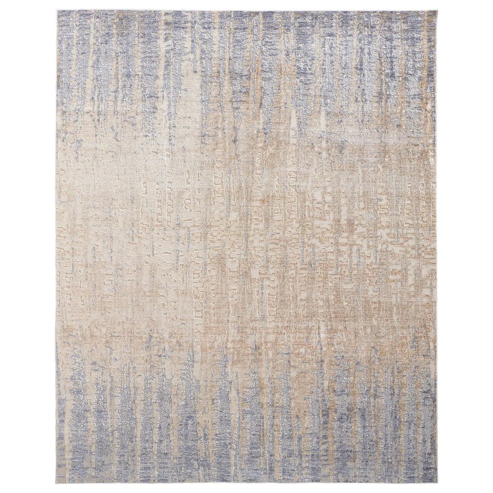 Feizy Laina 39G9F 3" x 5" Blue and Beige Area Rug, , large
