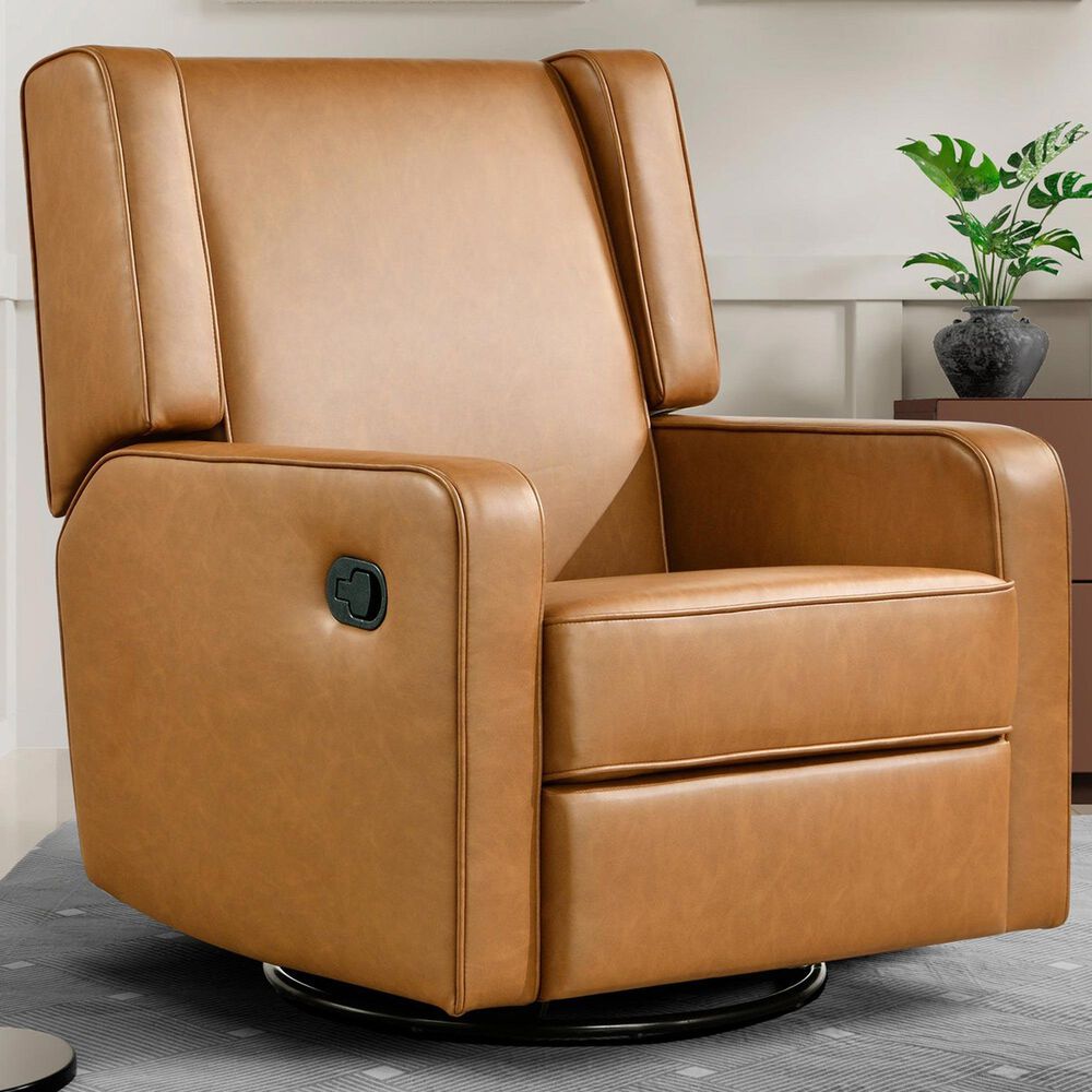 Lifestyle Solutions Emerson Manual Swivel Rocker Recliner in Carmel, , large
