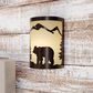 Vaxcel Bozeman 1-Light Bear Wall Sconce in Burnished Bronze, , large