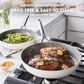 Green Pan GP5 Hard Anodized Color 9.5" and 11" Open Frypan Set in Cloud Cream, , large