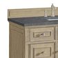 James Martin Vanities Lorelai 48" Single Vanity in Whitewashed Oak with 3 cm Parisien Bleu Quartz Top, , large
