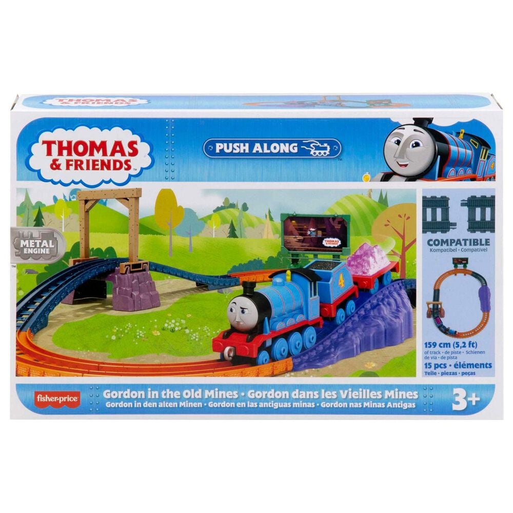 Fisher Price Gordon in The Mines Push Along Track Set in Multicolor, , large